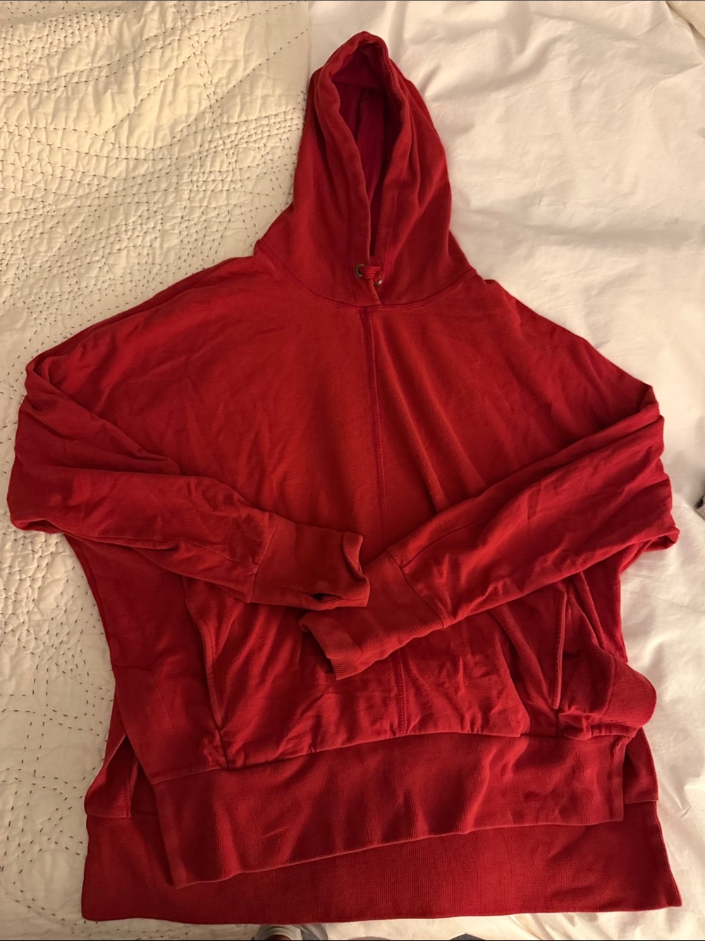 Sweaty Betty Red Hooded Sweatshirt